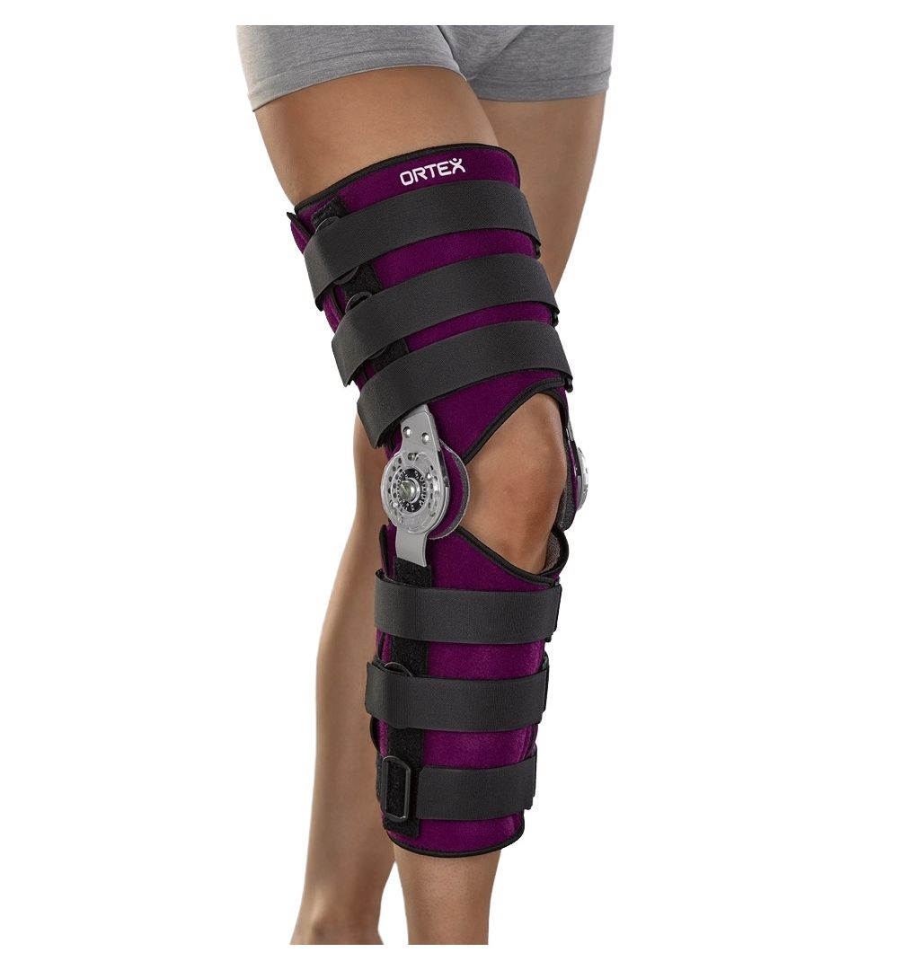 ORTEX 01 Dlaha kolenního kloubu fixační s vymezeným rozsahem pohybu