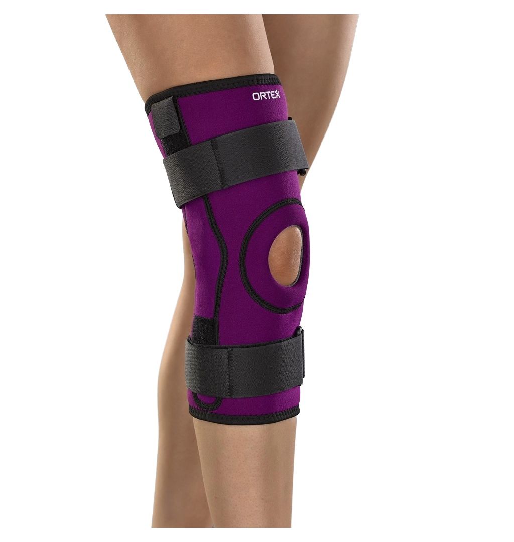 ORTEX 04C Ortéza kolenního kloubu léčebná, krátká, s dvouosým kloubem
